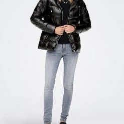 ΑΝΔΡΑΣ ONLY ΜΠΟΥΦΑΝ ONLSCARLETT QULTED BELTED JACKET CC OTW Black -ΓΥΝΑΙΚΑ ΡΟΥΧΑ ΠΑΝΩΦΟΡΙΑ Εκπτώσεις 3510AONLY3120025 Black 4