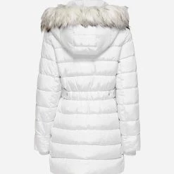 ΑΝΔΡΑΣ ONLY ΜΠΟΥΦΑΝ ONLCAMILLA QUILTED FUR HOOD COAT CC OTW OffWhite -ΓΥΝΑΙΚΑ ΡΟΥΧΑ ΠΑΝΩΦΟΡΙΑ Εκπτώσεις 3510AONLY3120027 OffWhite 2