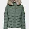 ΑΝΔΡΑΣ ONLY ΜΠΟΥΦΑΝ ONLNEWELLAN QUILTED HOOD JACKET CC OTW MintGreen -ΓΥΝΑΙΚΑ ΡΟΥΧΑ ΠΑΝΩΦΟΡΙΑ Εκπτώσεις 3510AONLY3120034 MintGreen 1
