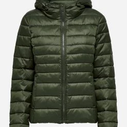 ΑΝΔΡΑΣ ONLY ΜΠΟΥΦΑΝ ONLTAHOE HOOD JACKET OTW NOOS DarkGreen -ΓΥΝΑΙΚΑ ΡΟΥΧΑ ΠΑΝΩΦΟΡΙΑ Εκπτώσεις 3510AONLY3150005 DarkGreen 5