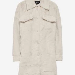 ΑΝΔΡΑΣ ONLY ΠΑΛΤΟ ONLVIDA FUR SHACKET OTW Ecru -ΓΥΝΑΙΚΑ ΡΟΥΧΑ ΠΑΝΩΦΟΡΙΑ Εκπτώσεις 3510AONLY3500044 Ecru 3