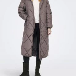 ΑΝΔΡΑΣ ONLY ΜΠΟΥΦΑΝ ONLTAMARA X-LONG QUILTED COAT CC OTW Gray -ΓΥΝΑΙΚΑ ΡΟΥΧΑ ΠΑΝΩΦΟΡΙΑ Εκπτώσεις 3510AONLY3500048 Gray 4