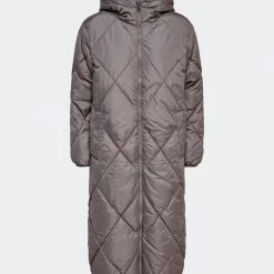 ΑΝΔΡΑΣ ONLY ΜΠΟΥΦΑΝ ONLTAMARA X-LONG QUILTED COAT CC OTW Gray -ΓΥΝΑΙΚΑ ΡΟΥΧΑ ΠΑΝΩΦΟΡΙΑ Εκπτώσεις 3510AONLY3500048 Gray 5