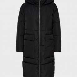 ΑΝΔΡΑΣ ONLY ΜΠΟΥΦΑΝ ONLGABI OVERSIZED LONG COAT OTW NOOS Black -ΓΥΝΑΙΚΑ ΡΟΥΧΑ ΠΑΝΩΦΟΡΙΑ Εκπτώσεις 3510AONLY3500051 Black 3