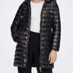 ΑΝΔΡΑΣ ONLY ONLSCARLETT QUILTED BELTED COAT CC OTW Black -ΓΥΝΑΙΚΑ ΡΟΥΧΑ ΠΑΝΩΦΟΡΙΑ Εκπτώσεις 3510AONLY3500056 Black 5