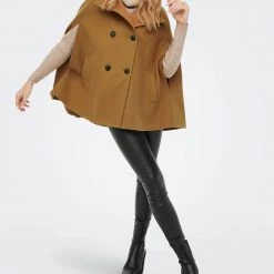 ΑΝΔΡΑΣ ONLY ΚΑΠΑ ONLEMMA NEW CAPE OTW Camel -ΓΥΝΑΙΚΑ ΡΟΥΧΑ ΠΑΝΩΦΟΡΙΑ Εκπτώσεις 3510AONLY7630001 Camel 4