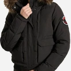 SUPERDRY ΑΝΔΡΑΣ SUPERDY EVEREST BOMBER ΜΠΟΥΦΑΝ ΓΥΝΑΙΚΕΙΟ Black