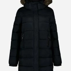 ΑΝΔΡΑΣ SUPERDRY VINTAGE HOODED MID LAYER MID ΜΠΟΥΦΑΝ ΓΥΝΑΙΚΕΙΟ Black