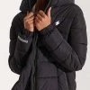 ΑΝΔΡΑΣ SUPERDRY D4 SDCD HOODED SPIRIT SPORTS PUFFER ΜΠΟΥΦΑΝ ΓΥΝΑΙΚΕΙΟ Black -ΓΥΝΑΙΚΑ ΡΟΥΧΑ ΠΑΝΩΦΟΡΙΑ Εκπτώσεις 3510ASUPE3120020 Black 1