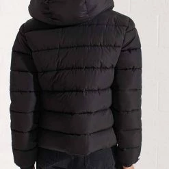 ΑΝΔΡΑΣ SUPERDRY D4 SDCD HOODED SPIRIT SPORTS PUFFER ΜΠΟΥΦΑΝ ΓΥΝΑΙΚΕΙΟ Black -ΓΥΝΑΙΚΑ ΡΟΥΧΑ ΠΑΝΩΦΟΡΙΑ Εκπτώσεις 3510ASUPE3120020 Black 2
