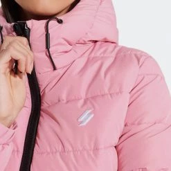 ΑΝΔΡΑΣ SUPERDRY D4 SDCD HOODED SPIRIT SPORTS PUFFER ΜΠΟΥΦΑΝ ΓΥΝΑΙΚΕΙΟ Pink -ΓΥΝΑΙΚΑ ΡΟΥΧΑ ΠΑΝΩΦΟΡΙΑ Εκπτώσεις 3510ASUPE3120020 Pink 4