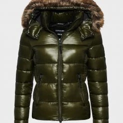 ΑΝΔΡΑΣ SUPERDRY D3 CODE MTN HOODED FUJI SHINE JKT ΜΠΟΥΦΑΝ ΓΥΝΑΙΚΕΙΟ DarkOliveGreen