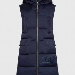 ΑΝΔΡΑΣ TOMMY HILFIGER ΜΠΟΥΦΑΝ ΑΜΑΝΙΚΟ SATEEN DOWN HOODED VEST DarkBlue -ΓΥΝΑΙΚΑ ΡΟΥΧΑ ΠΑΝΩΦΟΡΙΑ Εκπτώσεις 3510ATOMM3110015 DarkBlue 3