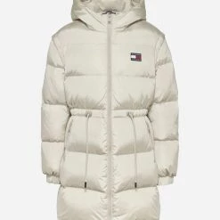 ΑΝΔΡΑΣ TOMMY HILFIGER ΜΠΟΥΦΑΝ TJW VEST DOWN PUFFER Ecru -ΓΥΝΑΙΚΑ ΡΟΥΧΑ ΠΑΝΩΦΟΡΙΑ Εκπτώσεις 3510ATOMM3110018 Ecru 4