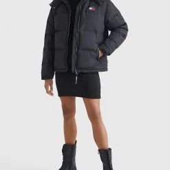 ΑΝΔΡΑΣ TOMMY HILFIGER ΜΠΟΥΦΑΝ TJW ALASKA PUFFER Black -ΓΥΝΑΙΚΑ ΡΟΥΧΑ ΠΑΝΩΦΟΡΙΑ Εκπτώσεις 3510ATOMM3120018 Black 4