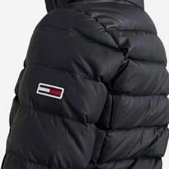 ΑΝΔΡΑΣ TOMMY HILFIGER ΜΠΟΥΦΑΝ TJW BASIC HOODED DOWN JACKET Black -ΓΥΝΑΙΚΑ ΡΟΥΧΑ ΠΑΝΩΦΟΡΙΑ Εκπτώσεις 3510ATOMM3120019 Black 4