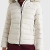 ΑΝΔΡΑΣ TOMMY HILFIGER ΜΠΟΥΦΑΝ TJW BASIC HOODED DOWN JACKET Ecru -ΓΥΝΑΙΚΑ ΡΟΥΧΑ ΠΑΝΩΦΟΡΙΑ Εκπτώσεις 3510ATOMM3120019 Ecru 1