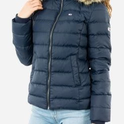 ΑΝΔΡΑΣ TOMMY HILFIGER ΜΠΟΥΦΑΝ TJW BASIC HOODED DOWN JACKET NavyBlue