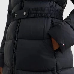 ΑΝΔΡΑΣ TOMMY HILFIGER ΜΠΟΥΦΑΝ SORONA PADDED BELTED MAXI Black -ΓΥΝΑΙΚΑ ΡΟΥΧΑ ΠΑΝΩΦΟΡΙΑ Εκπτώσεις 3510ATOMM3120022 Black 4