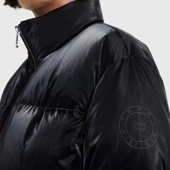 ΑΝΔΡΑΣ TOMMY HILFIGER ΜΠΟΥΦΑΝ METALLIC DOWN PUFFER JKT Black -ΓΥΝΑΙΚΑ ΡΟΥΧΑ ΠΑΝΩΦΟΡΙΑ Εκπτώσεις 3510ATOMM3120023 Black 4