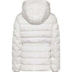 ΑΝΔΡΑΣ TOMMY HILFIGER ΜΠΟΥΦΑΝ TJW HOODED WAISTED JACKET White -ΓΥΝΑΙΚΑ ΡΟΥΧΑ ΠΑΝΩΦΟΡΙΑ Εκπτώσεις 3510ATOMM3120026 White 2
