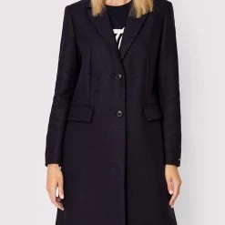 ΑΝΔΡΑΣ TOMMY HILFIGER ΠΑΛΤΟ WOOL BLEND CLASSIC COAT DarkBlue