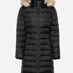 ΑΝΔΡΑΣ TOMMY HILFIGER ΜΠΟΥΦΑΝ TJW ESSENTIAL HOODED DOWN COAT Black