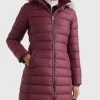 ΑΝΔΡΑΣ TOMMY HILFIGER ΜΠΟΥΦΑΝ TJW ESSENTIAL HOODED DOWN COAT Bordeux -ΓΥΝΑΙΚΑ ΡΟΥΧΑ ΠΑΝΩΦΟΡΙΑ Εκπτώσεις 3510ATOMM3500037 Bordeux 1