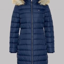 ΑΝΔΡΑΣ TOMMY HILFIGER ΜΠΟΥΦΑΝ TJW ESSENTIAL HOODED DOWN COAT NavyBlue -ΓΥΝΑΙΚΑ ΡΟΥΧΑ ΠΑΝΩΦΟΡΙΑ Εκπτώσεις 3510ATOMM3500037 NavyBlue 5