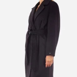 ΑΝΔΡΑΣ TOMMY HILFIGER ΠΑΛΤΟ WOOL BLEND DB BELTED COAT Black -ΓΥΝΑΙΚΑ ΡΟΥΧΑ ΠΑΝΩΦΟΡΙΑ Εκπτώσεις 3510ATOMM3500038 Black 3