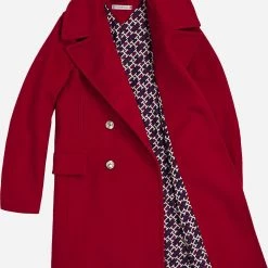 ΑΝΔΡΑΣ TOMMY HILFIGER ΠΑΛΤΟ WOOL BLEND DB LONG PEACOAT Red -ΓΥΝΑΙΚΑ ΡΟΥΧΑ ΠΑΝΩΦΟΡΙΑ Εκπτώσεις 3510ATOMM3500041 Red 4