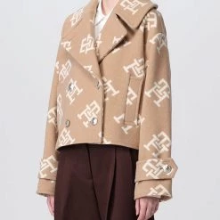 ΑΝΔΡΑΣ TOMMY HILFIGER ΠΑΛΤΟ WOOL BLEND HIP L DB PEACOAT 1 SandyBrown -ΓΥΝΑΙΚΑ ΡΟΥΧΑ ΠΑΝΩΦΟΡΙΑ Εκπτώσεις 3510ATOMM3500043 SandyBrown 3