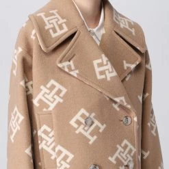 ΑΝΔΡΑΣ TOMMY HILFIGER ΠΑΛΤΟ WOOL BLEND HIP L DB PEACOAT 1 SandyBrown -ΓΥΝΑΙΚΑ ΡΟΥΧΑ ΠΑΝΩΦΟΡΙΑ Εκπτώσεις 3510ATOMM3500043 SandyBrown 4