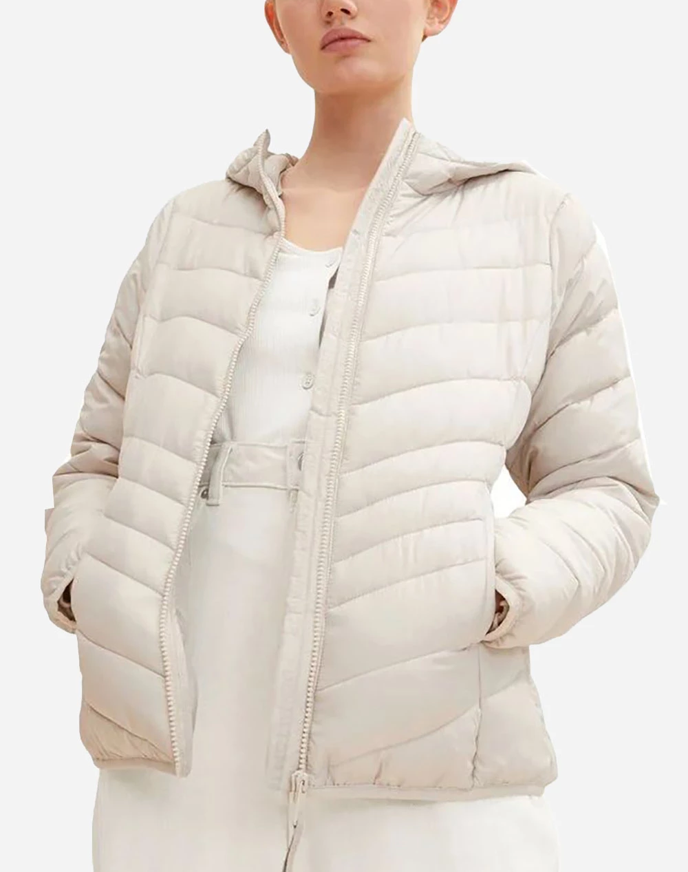 ΑΝΔΡΑΣ TOMTAILOR LIGHT WEIGHT PUFFER ΜΠΟΥΦΑΝ ΓΥΝΑΙΚΕΙΟ Ecru 3 ΑΝΔΡΑΣ TOMTAILOR LIGHT WEIGHT PUFFER ΜΠΟΥΦΑΝ ΓΥΝΑΙΚΕΙΟ Ecru