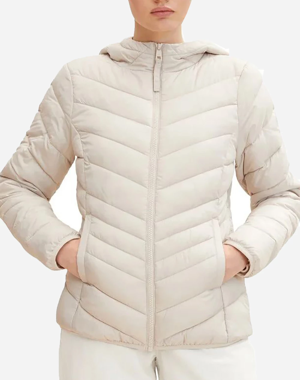 ΑΝΔΡΑΣ TOMTAILOR LIGHT WEIGHT PUFFER ΜΠΟΥΦΑΝ ΓΥΝΑΙΚΕΙΟ Ecru 5 ΑΝΔΡΑΣ TOMTAILOR LIGHT WEIGHT PUFFER ΜΠΟΥΦΑΝ ΓΥΝΑΙΚΕΙΟ Ecru - Image 3