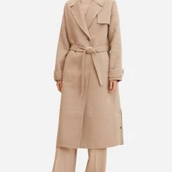 ΑΝΔΡΑΣ TOMTAILOR BELTED LONG COAT ΜΠΟΥΦΑΝ ΓΥΝΑΙΚΕΙΟ Biege