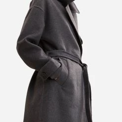 ΑΝΔΡΑΣ TOMTAILOR BELTED LONG COAT ΜΠΟΥΦΑΝ ΓΥΝΑΙΚΕΙΟ DarkGray -ΓΥΝΑΙΚΑ ΡΟΥΧΑ ΠΑΝΩΦΟΡΙΑ Εκπτώσεις 3510ATOMT3120027 DarkGray 4