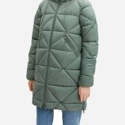 ΑΝΔΡΑΣ TOMTAILOR PUFFER COAT ΜΠΟΥΦΑΝ ΓΥΝΑΙΚΕΙΟ Green -ΓΥΝΑΙΚΑ ΡΟΥΧΑ ΠΑΝΩΦΟΡΙΑ Εκπτώσεις 3510ATOMT3120032 Green 3