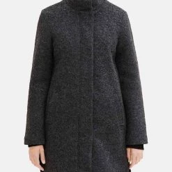 ΑΝΔΡΑΣ TOMTAILOR BOUCLE COAT ΜΠΟΥΦΑΝ ΓΥΝΑΙΚΕΙΟ DarkGray -ΓΥΝΑΙΚΑ ΡΟΥΧΑ ΠΑΝΩΦΟΡΙΑ Εκπτώσεις 3510ATOMT3120034 DarkGray 3