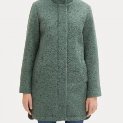 ΑΝΔΡΑΣ TOMTAILOR BOUCLE COAT ΜΠΟΥΦΑΝ ΓΥΝΑΙΚΕΙΟ MediumForestGreen