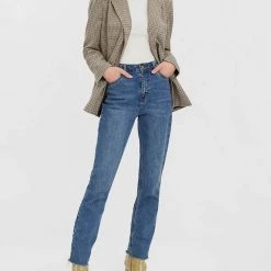 ΑΝΔΡΑΣ VERO MODA ΣΑΚΚΑΚΙ VMCLARA LS OVERSIZED CHECK BLAZER Biege -ΓΥΝΑΙΚΑ ΡΟΥΧΑ ΠΑΝΩΦΟΡΙΑ Εκπτώσεις 3510AVERO3000005 Biege 4