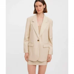 ΑΝΔΡΑΣ VERO MODA ΣΑΚΚΑΚΙ VMOLIVIA LS PL BLAZER OffWhite