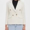 ΑΝΔΡΑΣ VERO MODA ΣΑΚΚΑΚΙ VMJILLSIF SOLID LS SLIM BLAZER OffWhite