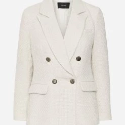 ΑΝΔΡΑΣ VERO MODA ΣΑΚΚΑΚΙ VMJILLSIF SOLID LS SLIM BLAZER OffWhite -ΓΥΝΑΙΚΑ ΡΟΥΧΑ ΠΑΝΩΦΟΡΙΑ Εκπτώσεις 3510AVERO3000008 OffWhite 3