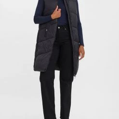 ΑΝΔΡΑΣ VERO MODA ΜΠΟΥΦΑΝ ΑΜΑΝΙΚΟ VMUPPSALA 3-4 WAISTCOAT NOOS ΜΠΟΥΦΑΝ Black