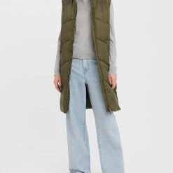 ΑΝΔΡΑΣ VERO MODA ΜΠΟΥΦΑΝ ΑΜΑΝΙΚΟ VMUPPSALA 3-4 WAISTCOAT NOOS ΜΠΟΥΦΑΝ DarkOliveGreen -ΓΥΝΑΙΚΑ ΡΟΥΧΑ ΠΑΝΩΦΟΡΙΑ Εκπτώσεις 3510AVERO3110002 DarkOliveGreen 4