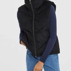 ΑΝΔΡΑΣ VERO MODA ΜΠΟΥΦΑΝ ΑΜΑΝΙΚΟ VMDEBBIEHARLIE SHORT WAISTCOAT GA Black