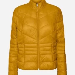 ΑΝΔΡΑΣ VERO MODA ΜΠΟΥΦΑΝ VMSORAYASIV AW22 SHORT JACKET BOOS Mustard