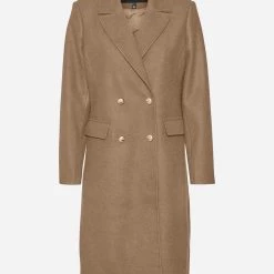 ΑΝΔΡΑΣ VERO MODA ΠΑΛΤΟ VMFELINE LONG COAT Brown