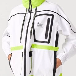 ΑΝΔΡΑΣ LACOSTE ΜΠΟΥΦΑΝ BLOUSON White